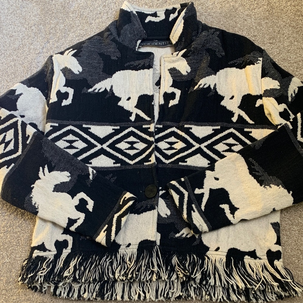Vintage New Identity Blanket Jacket